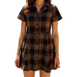 princess polly baby blue dress Colombo Brown Silk Belted Midi Dress